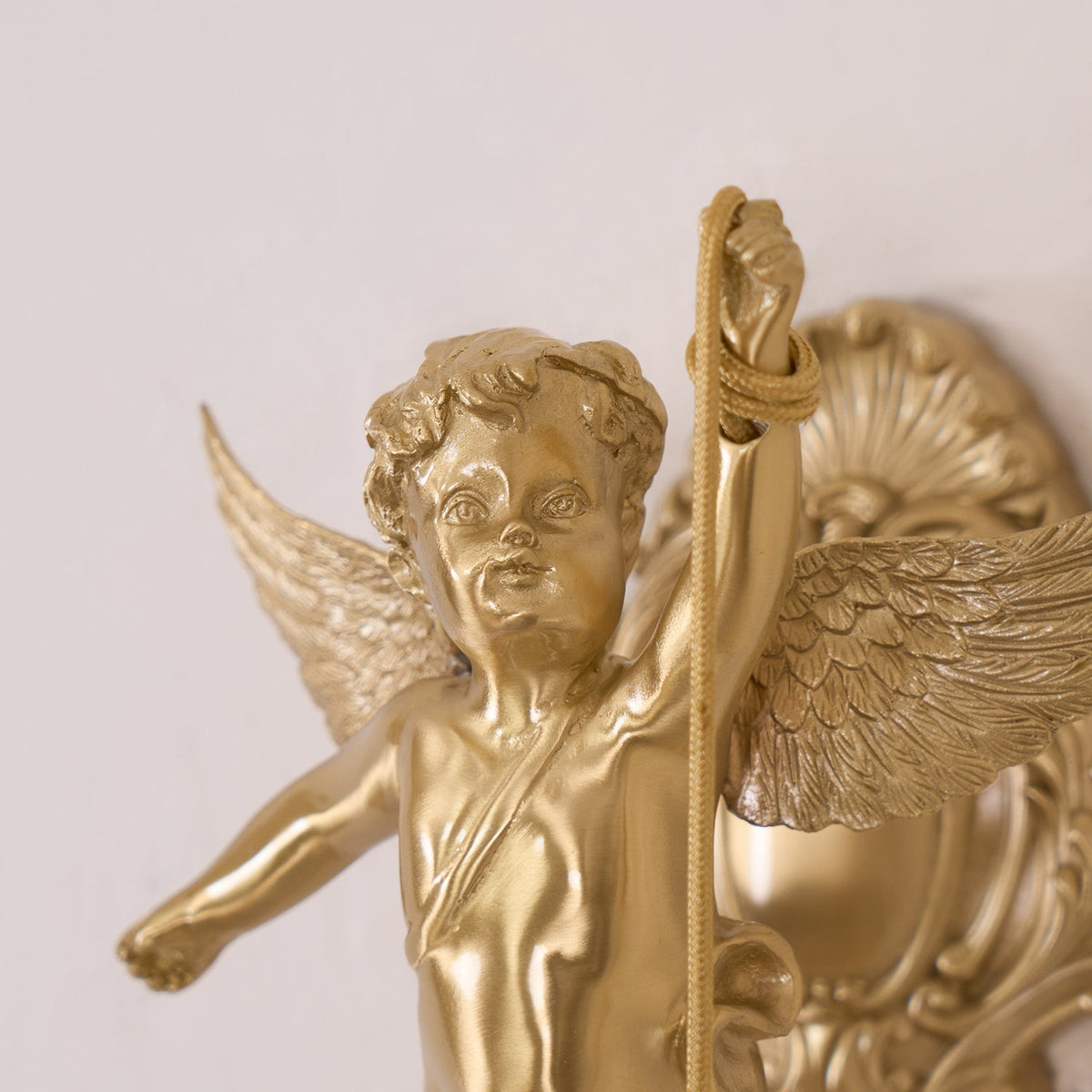 Bex aplique de pared Flying Angel de vidrio