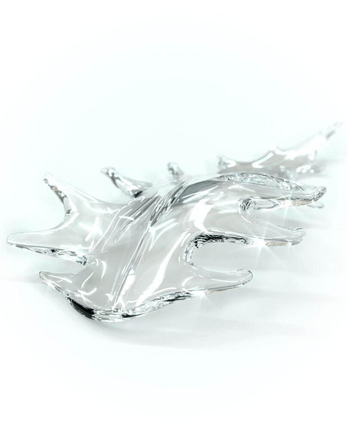 Cosolion lámpara de araña Bird Ámbar transparente vidrio