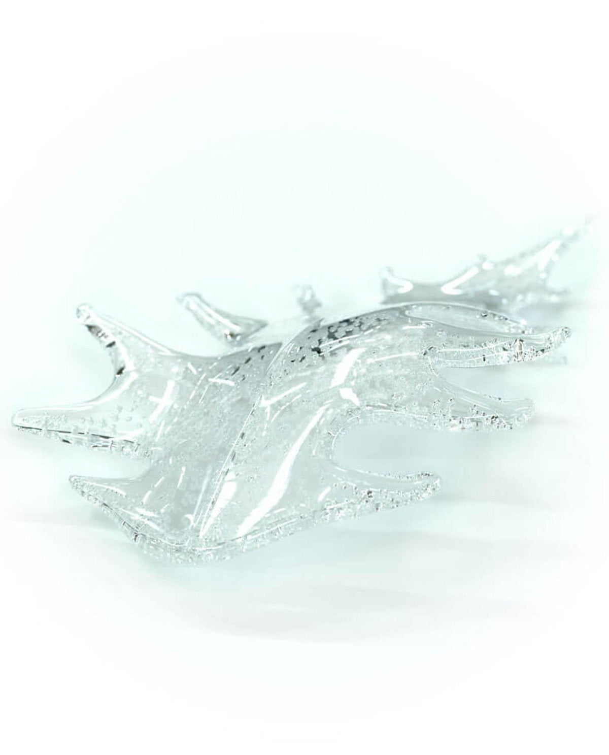 Cosolion lámpara de araña Bird Ámbar transparente vidrio