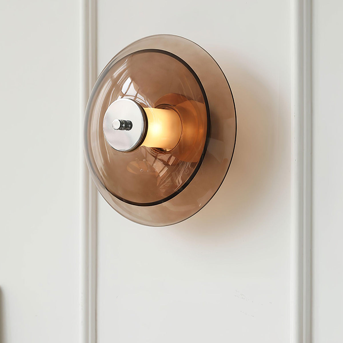 Vasolir aplique de pared Flying Saucer cromo