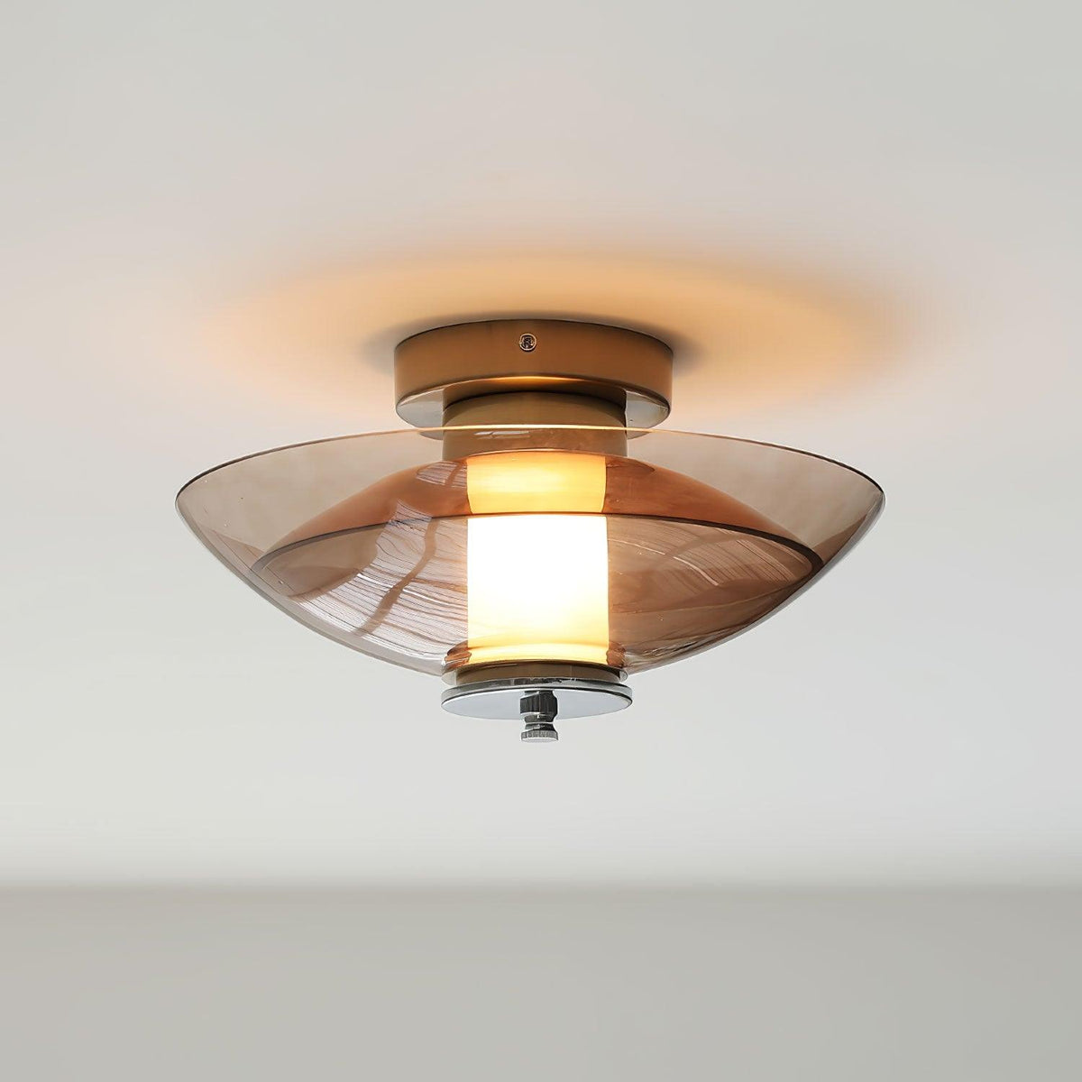 Vasolir aplique de pared Flying Saucer cromo