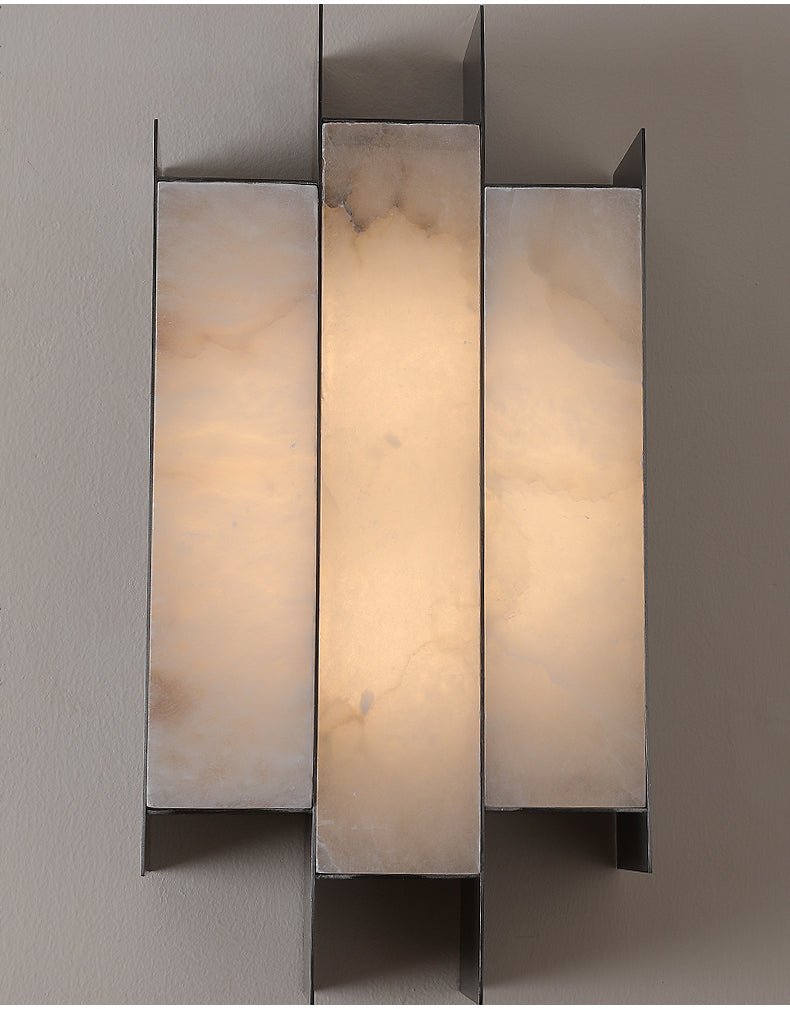 Finto aplique de pared Panel moderno alabastro
