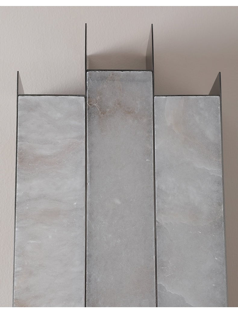 Finto aplique de pared Panel moderno alabastro