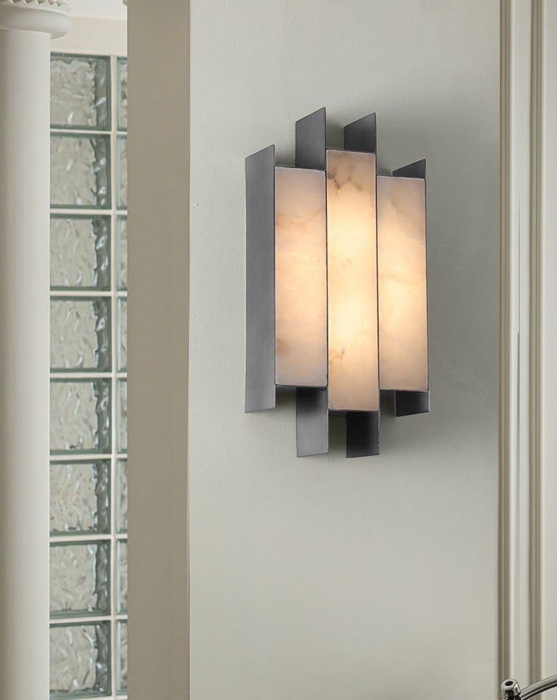 Finto aplique de pared Panel moderno alabastro