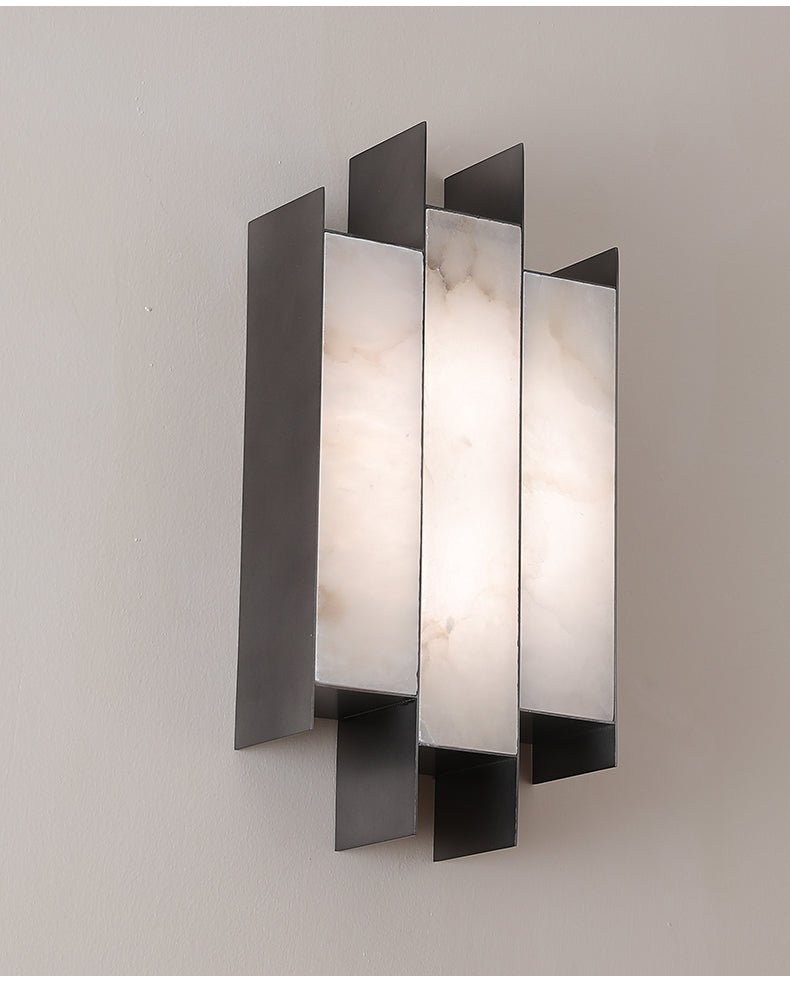 Finto aplique de pared Panel moderno alabastro