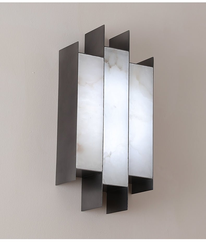 Finto aplique de pared Panel moderno alabastro