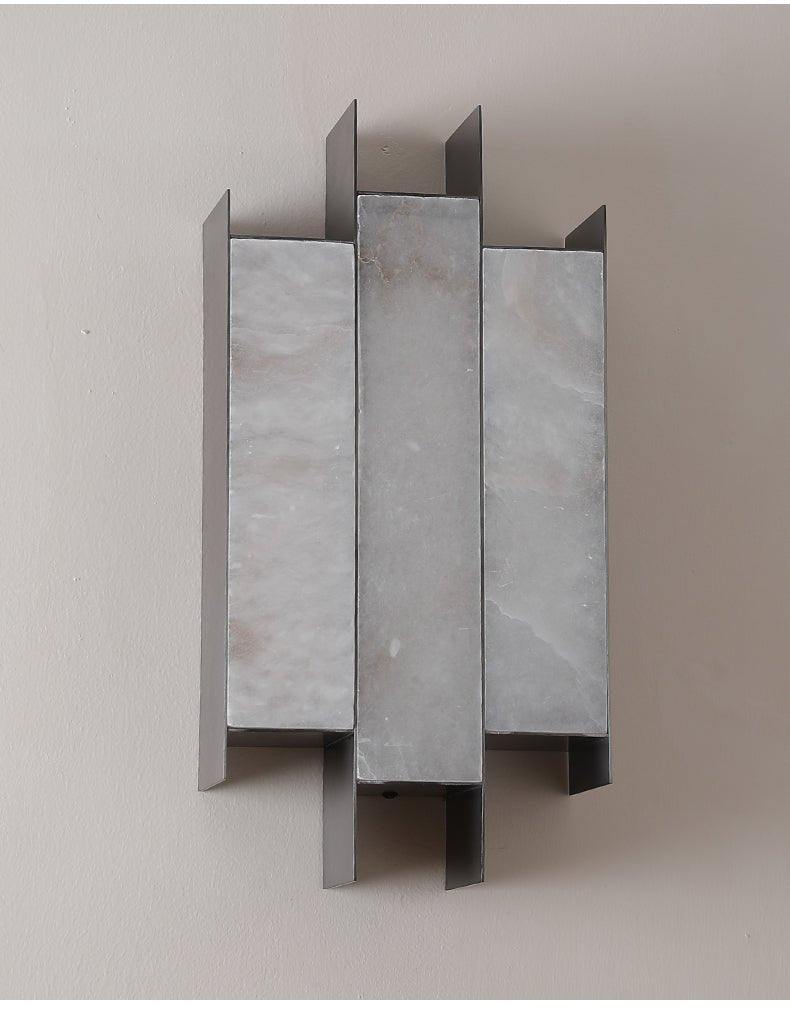 Finto aplique de pared Panel moderno alabastro