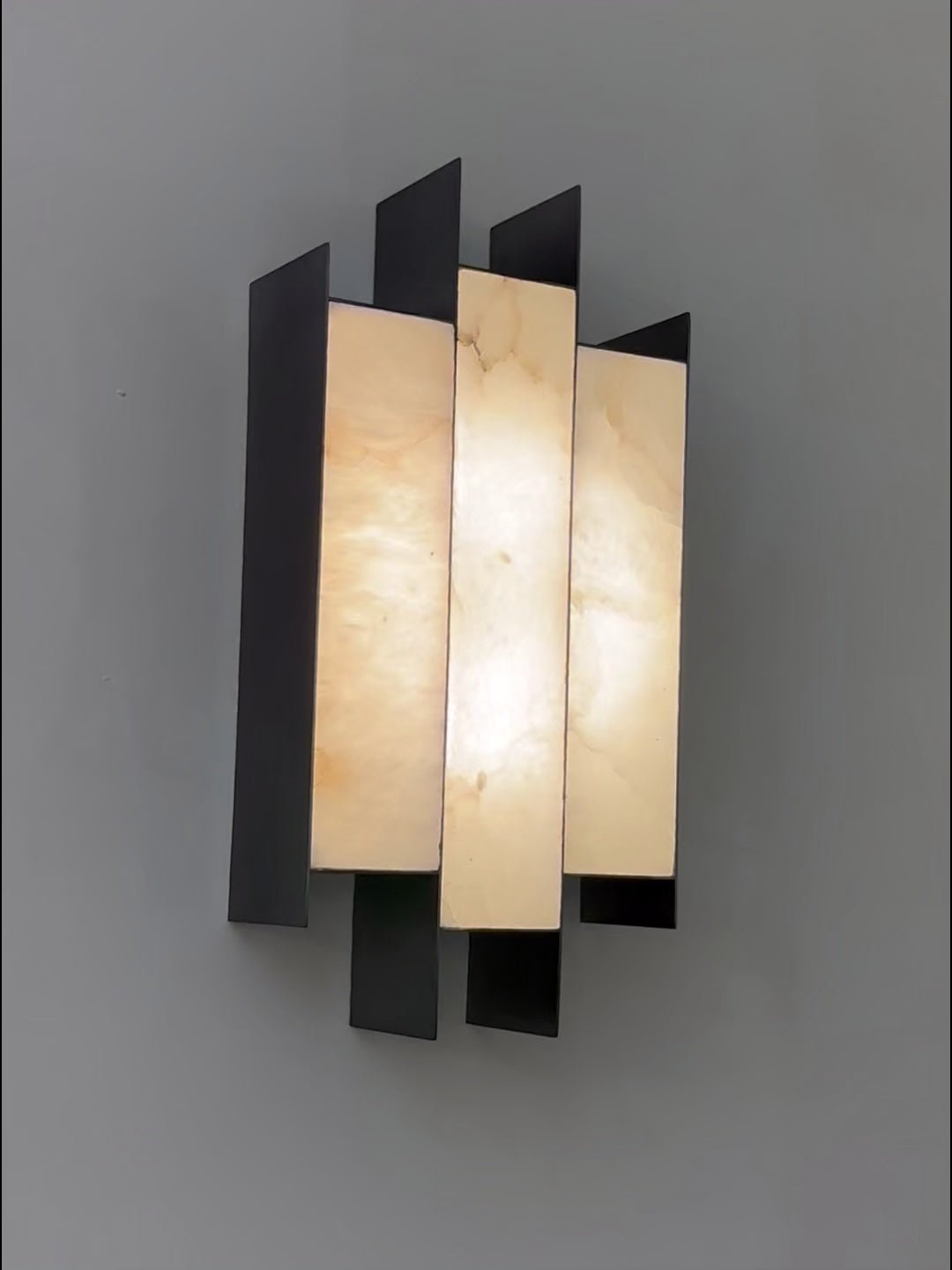 Finto aplique de pared Panel moderno alabastro