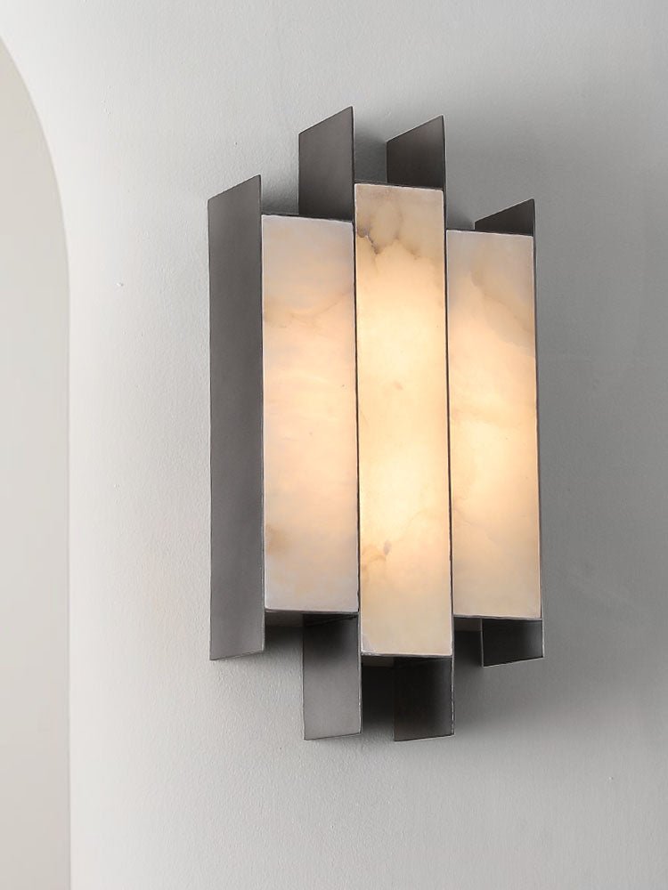Finto aplique de pared Panel moderno alabastro