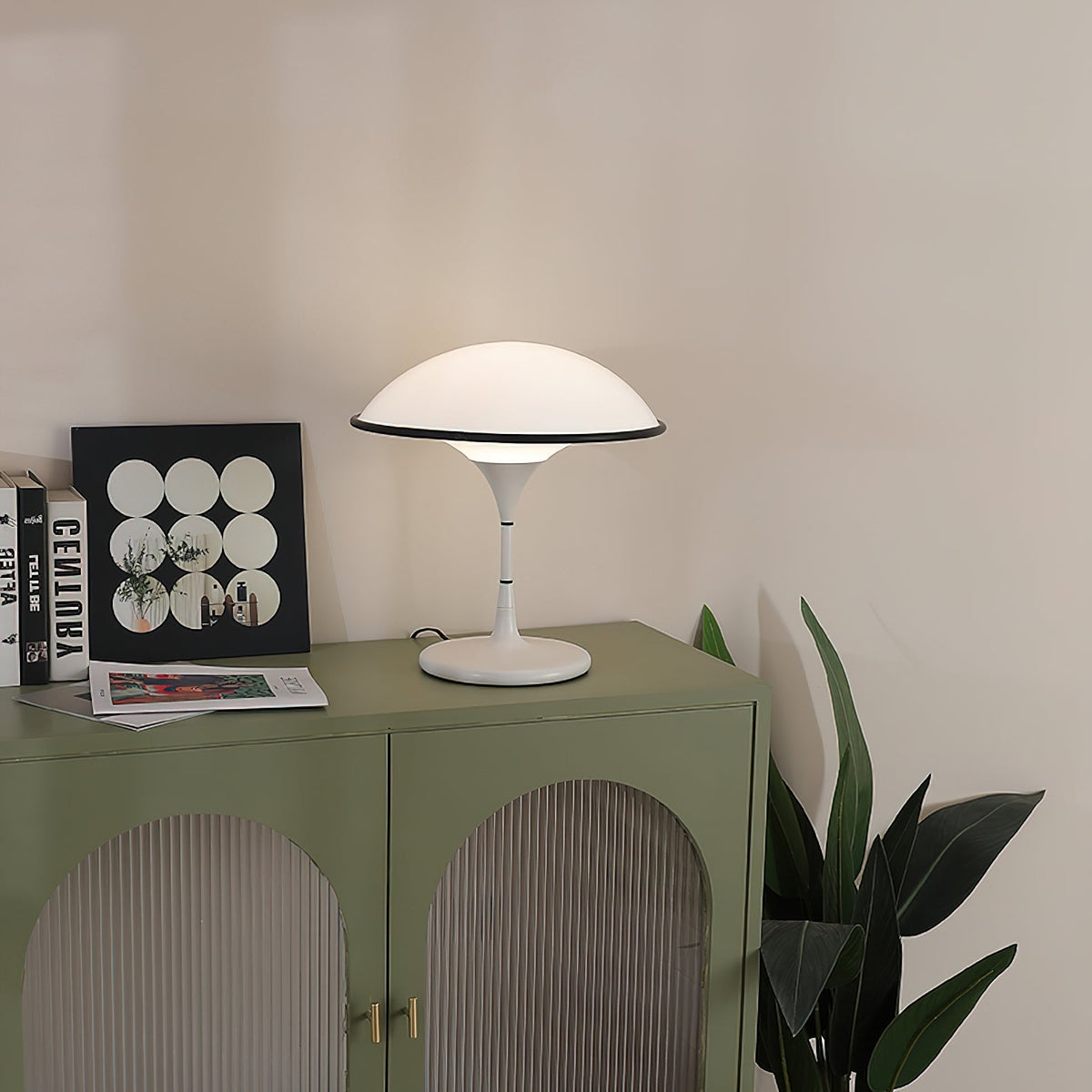 Revenor lámpara de mesa de acrílico futurista