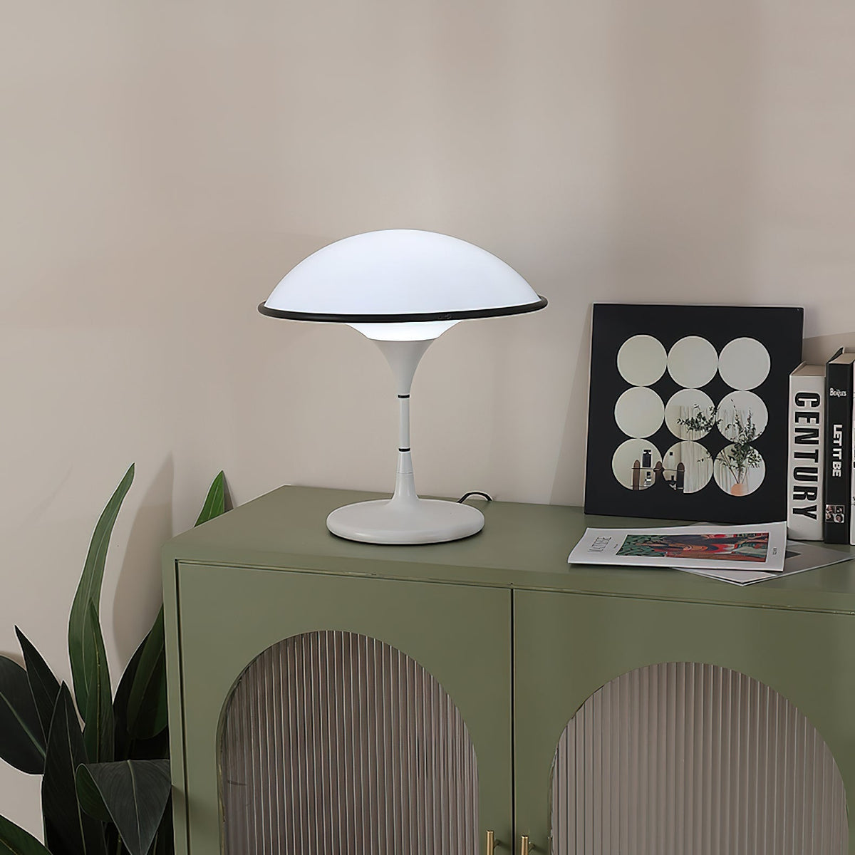 Revenor lámpara de mesa de acrílico futurista