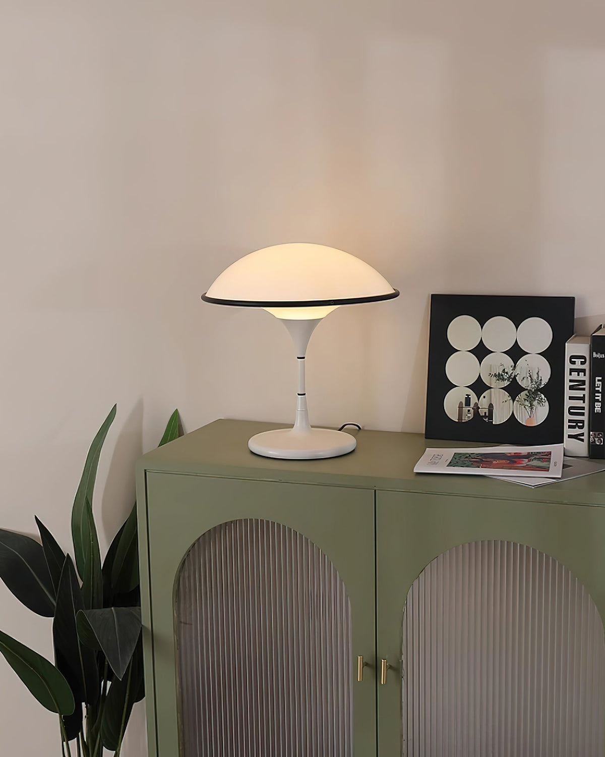 Revenor lámpara de mesa de acrílico futurista