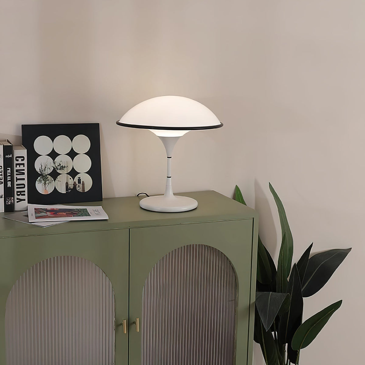 Revenor lámpara de mesa de acrílico futurista