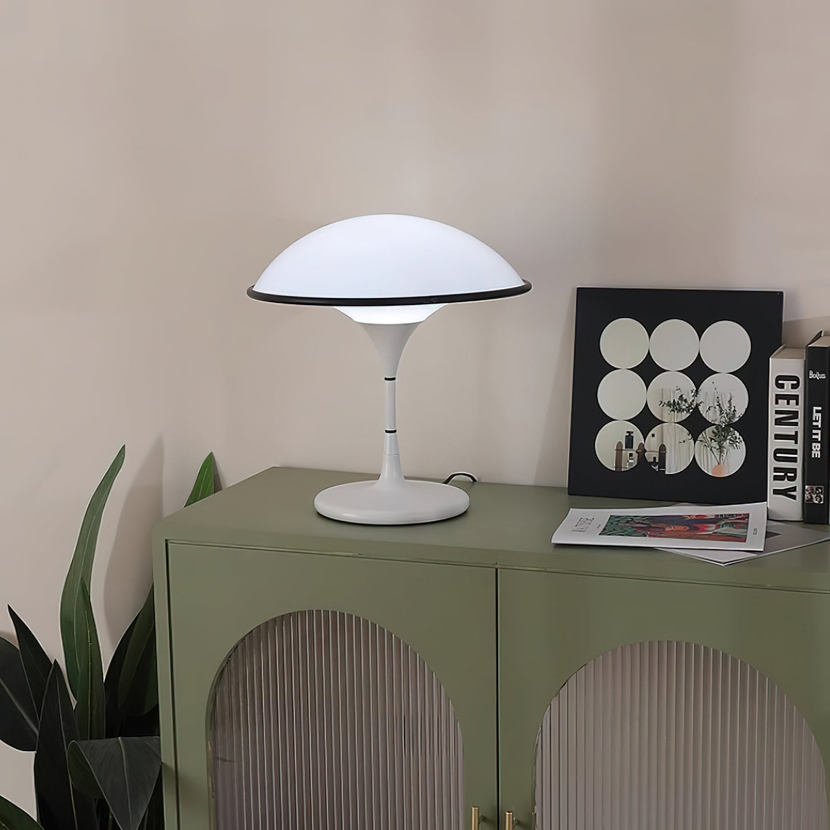 Revenor lámpara de mesa de acrílico futurista