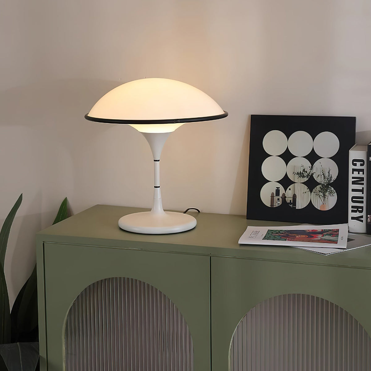 Revenor lámpara de mesa de acrílico futurista