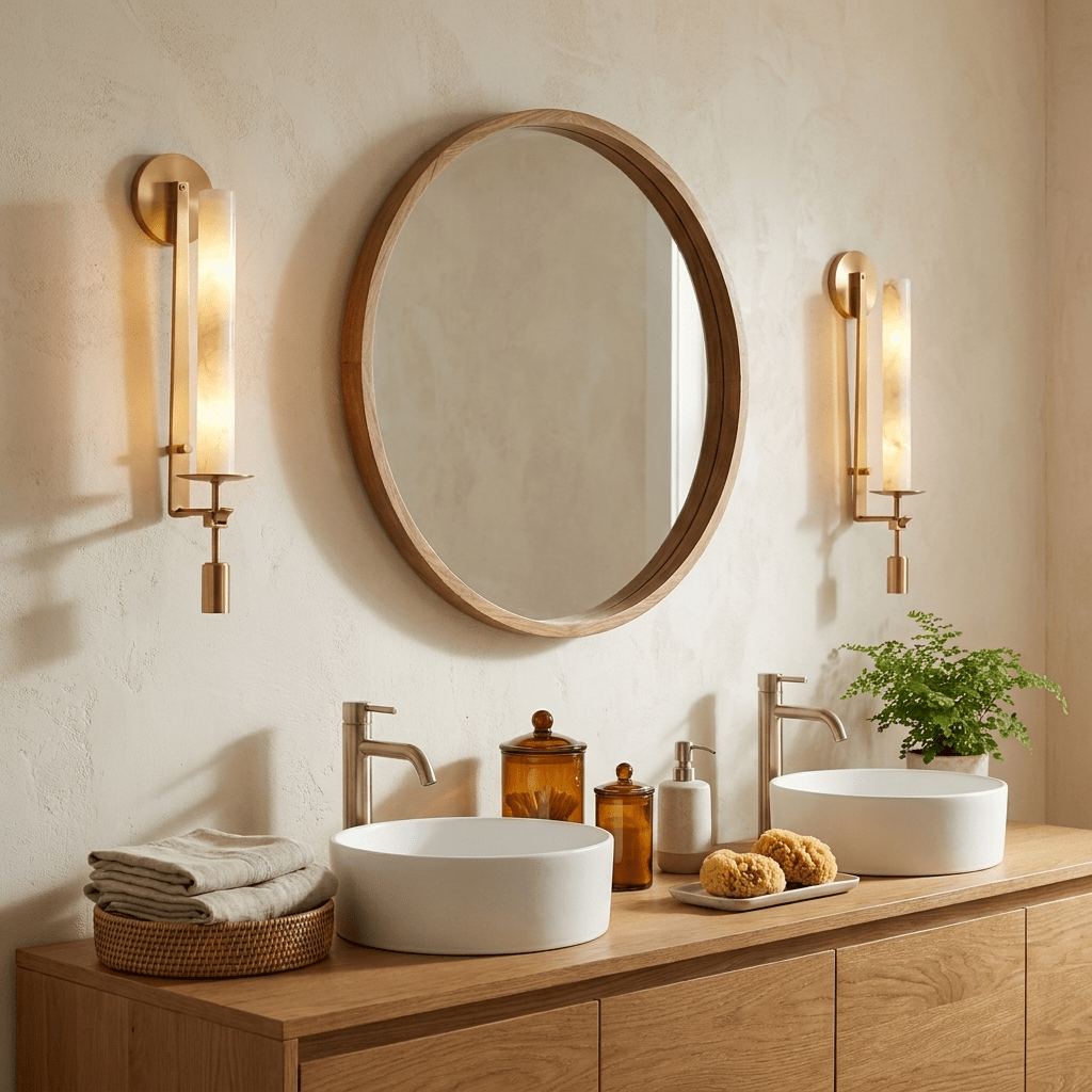 Aplique de pared de alabastro estilo clásico francés