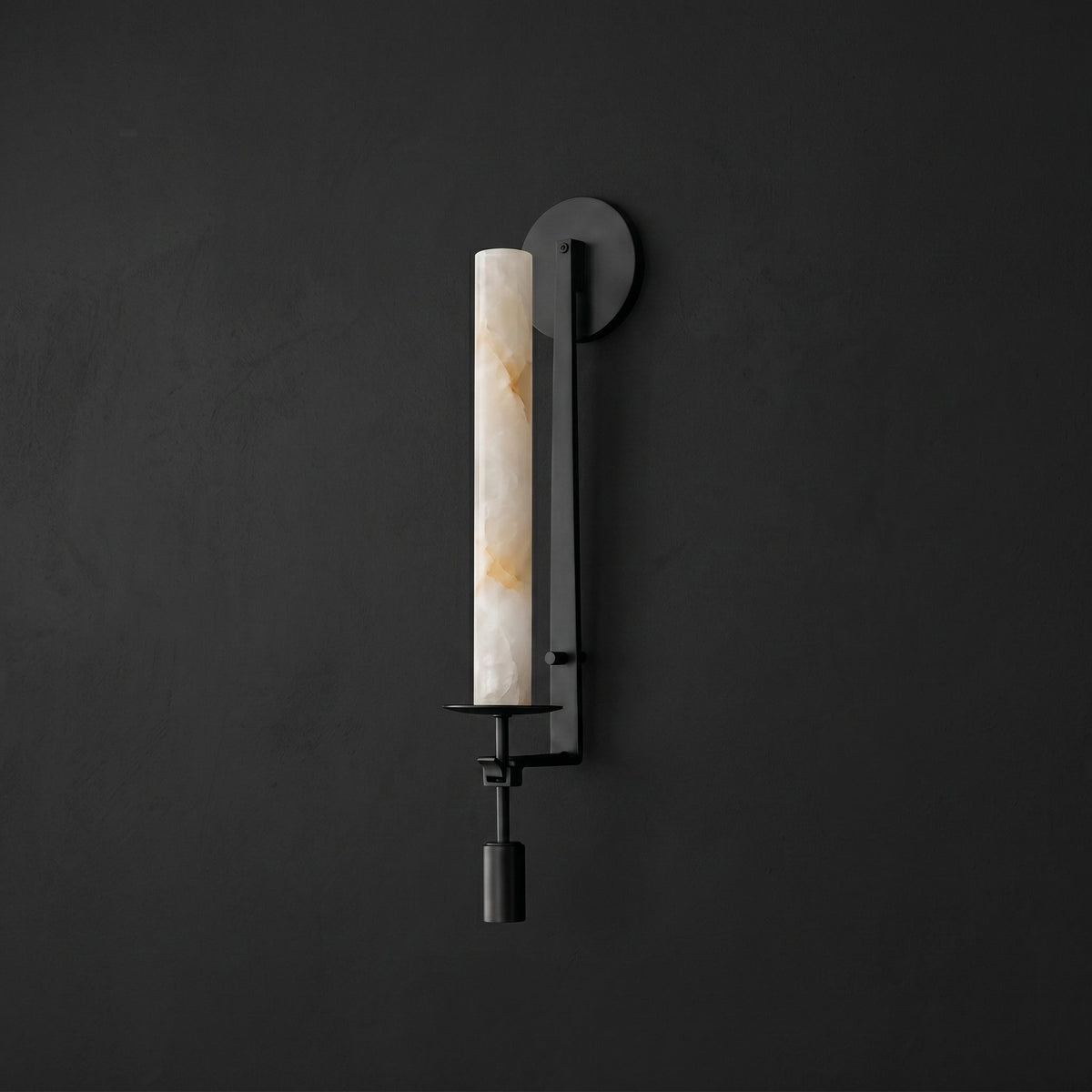 Aplique de pared de alabastro estilo clásico francés
