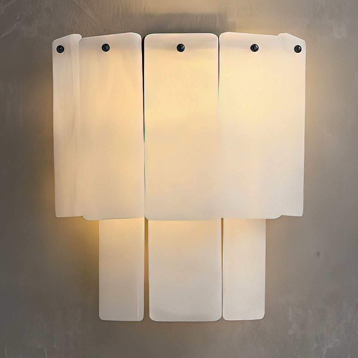 Corvane aplique de pared con placas de alabastro fracturado