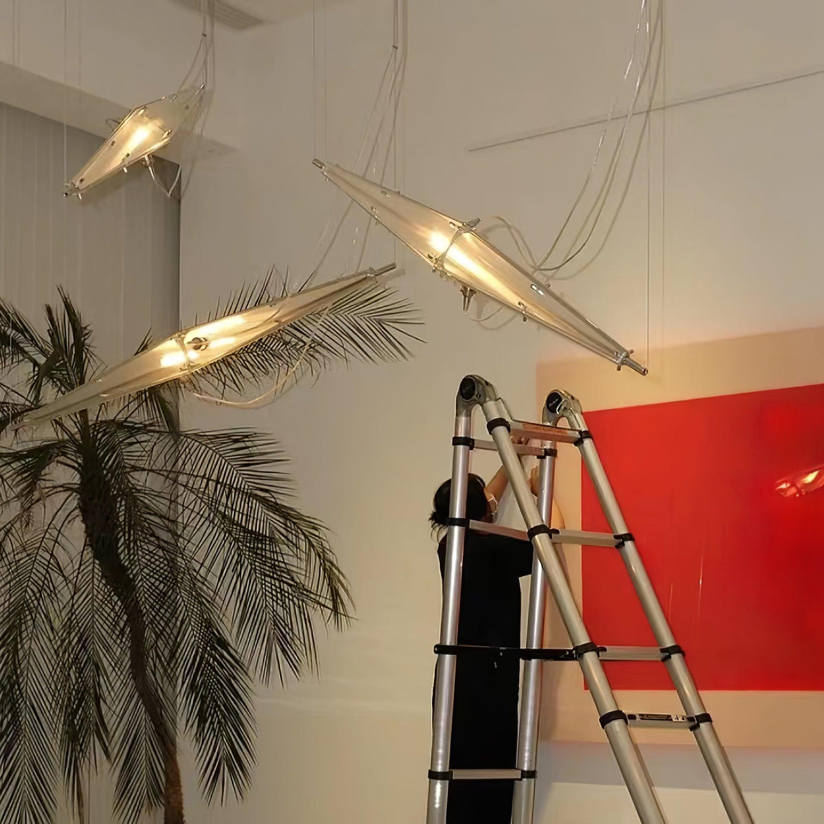 Adan lámpara colgante moderna minimalista de arte