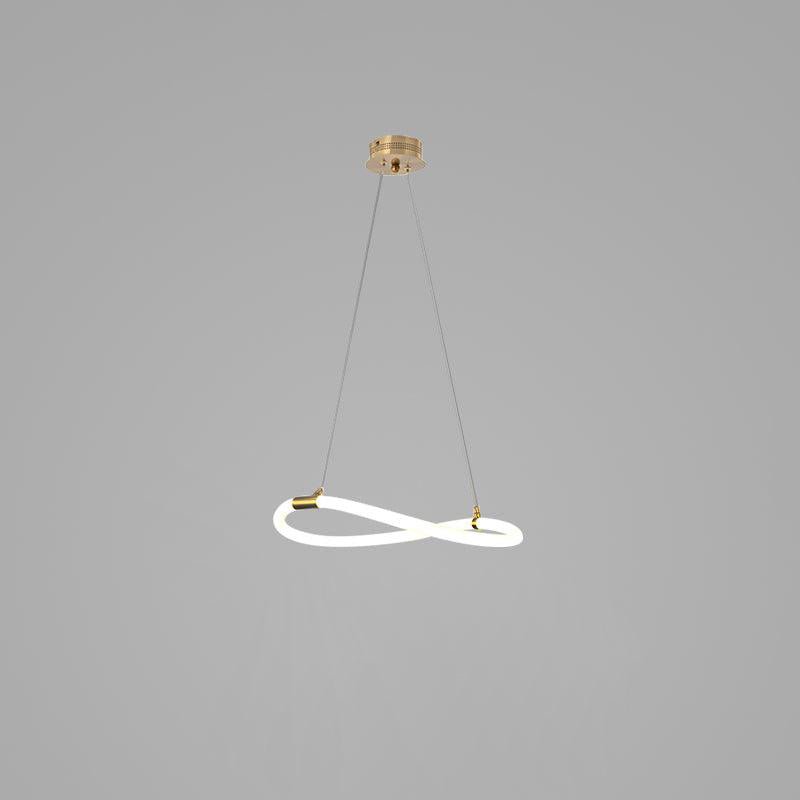 Vocor lámpara de araña Flexible Silicona Curva moderna Elegante