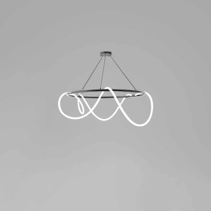 Vocor lámpara de araña Flexible Silicona Curva moderna Elegante