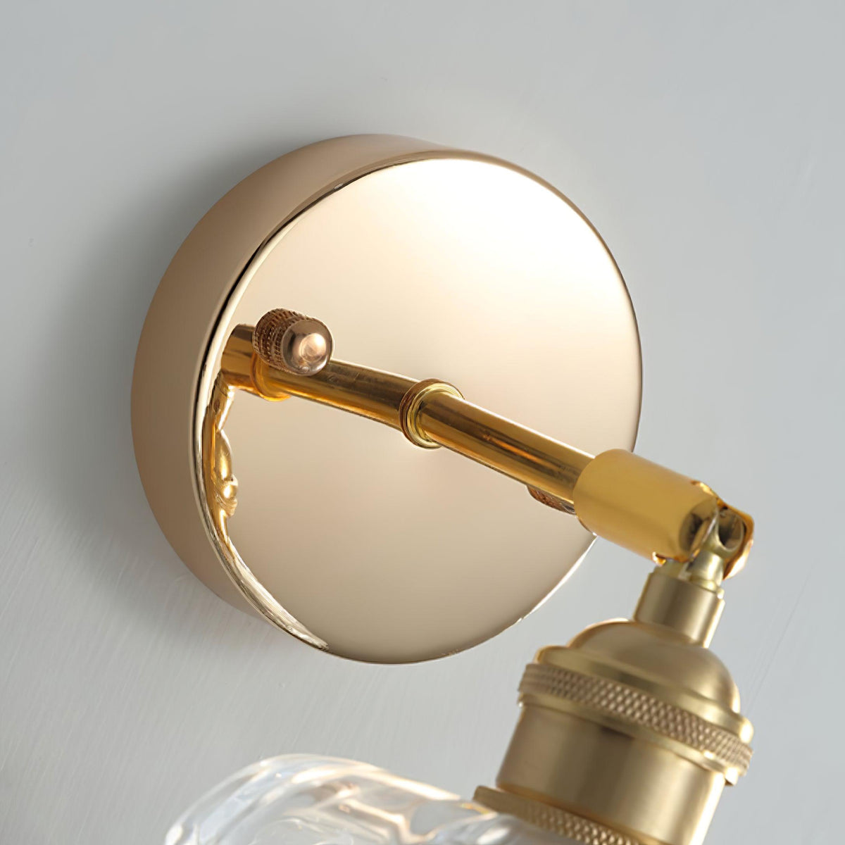 Baleno aplique de pared de lujo con borlas francesas de estilo postmoderno en cristal