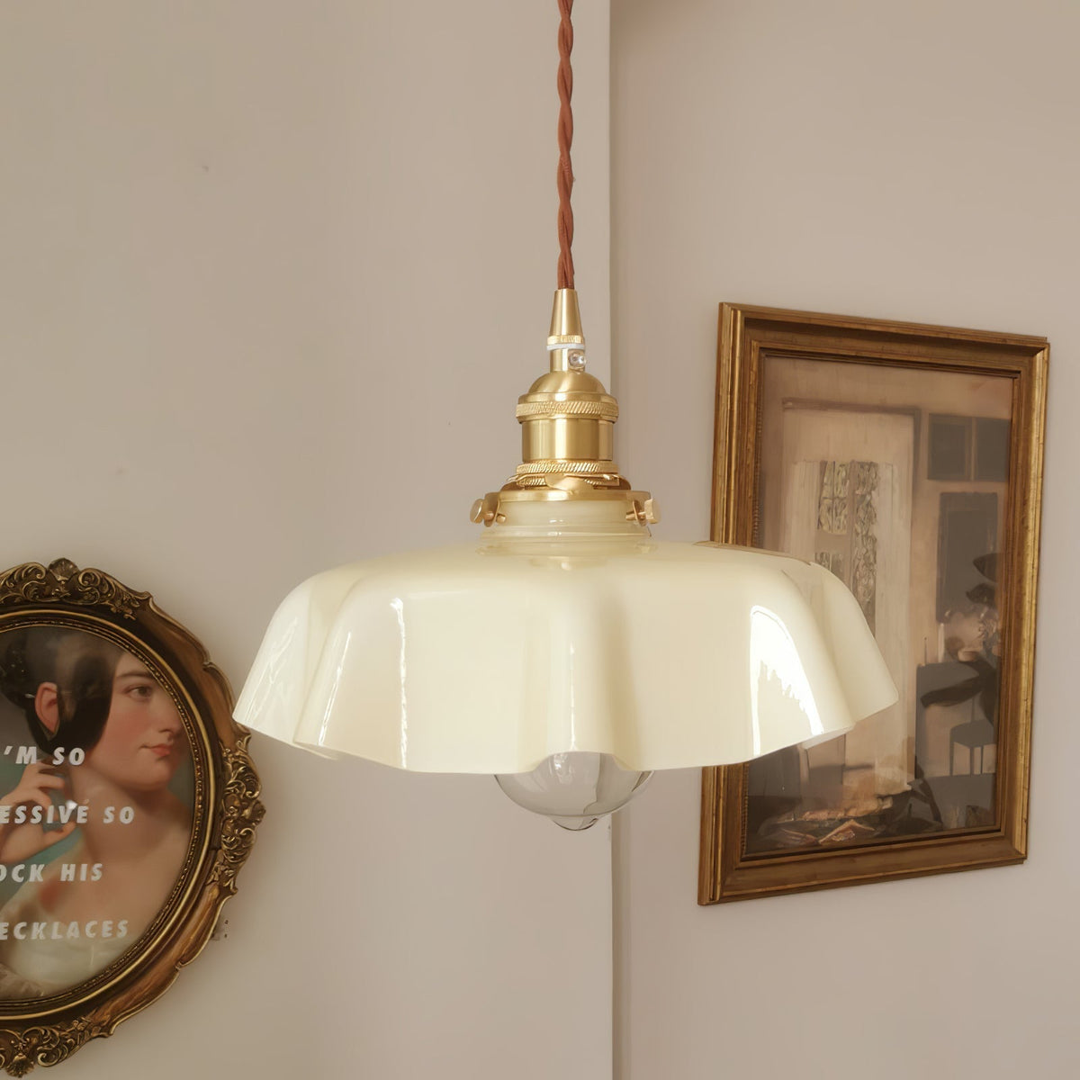 Liorivora lámpara colgante French Flower para comedor