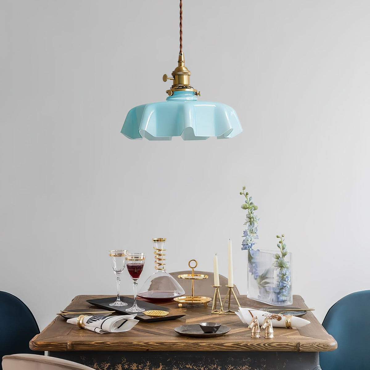 Liorivora lámpara colgante French Flower para comedor