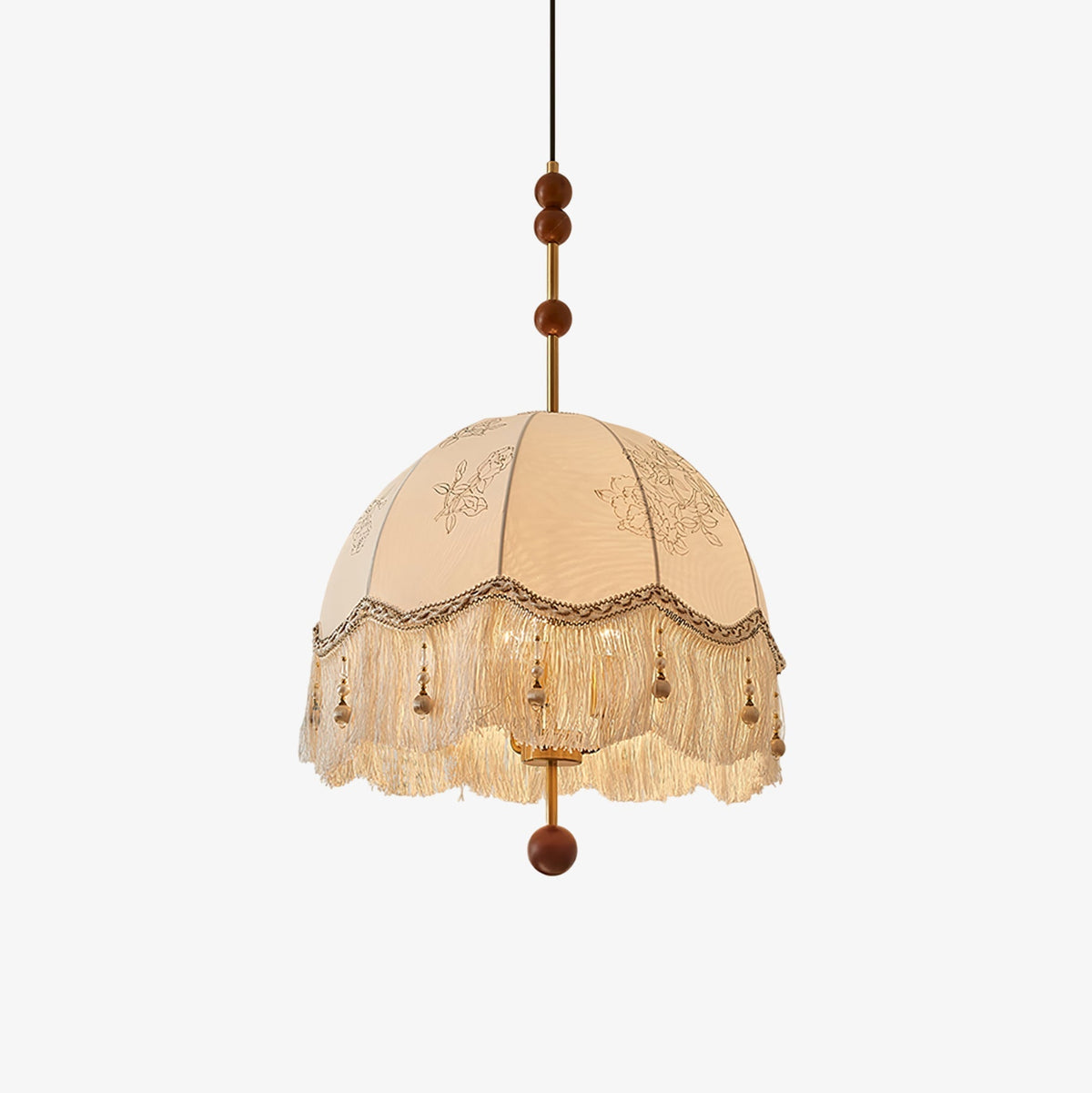 Banell lámpara colgante elegancia Fringe única