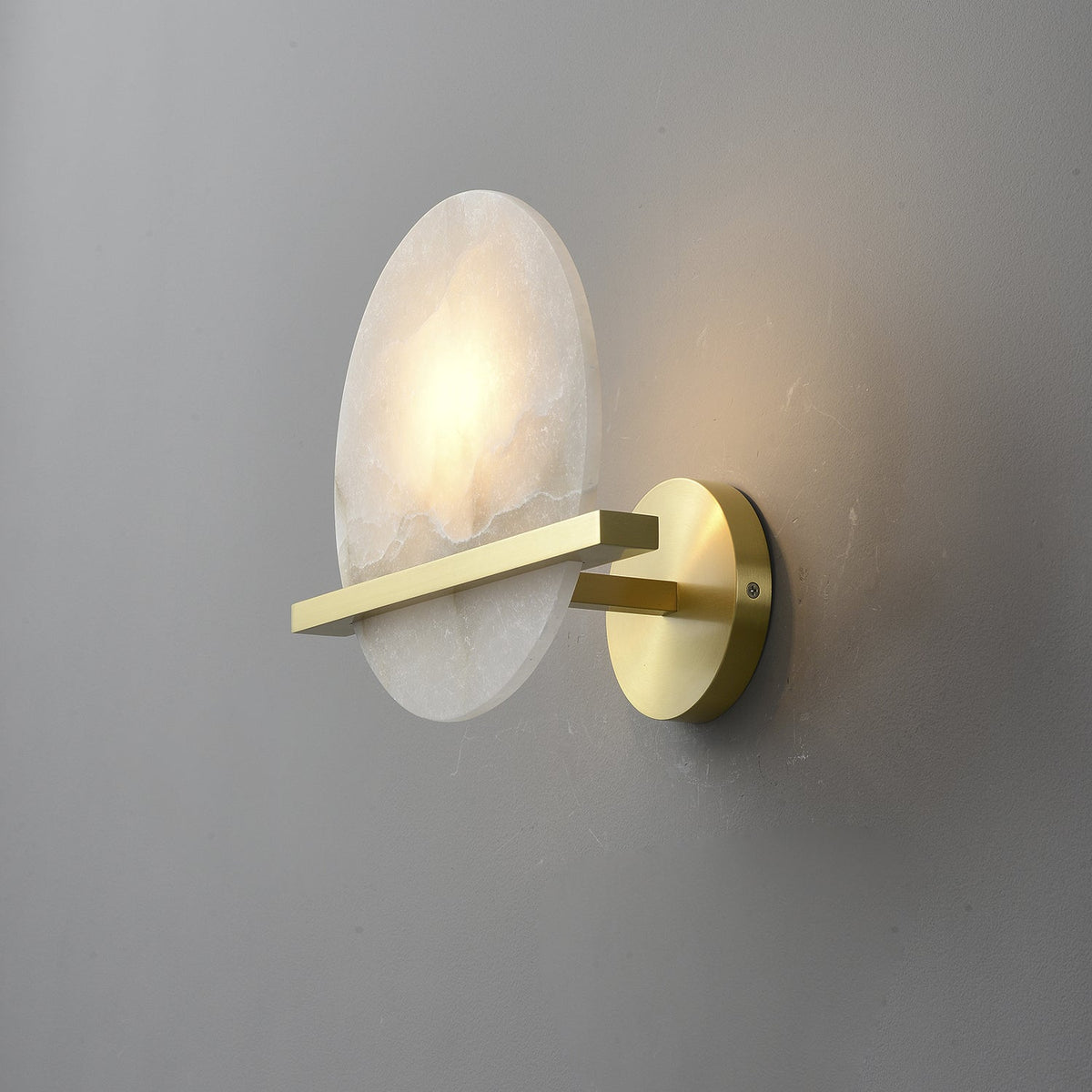 Avemis aplique de pared esfera alabastro