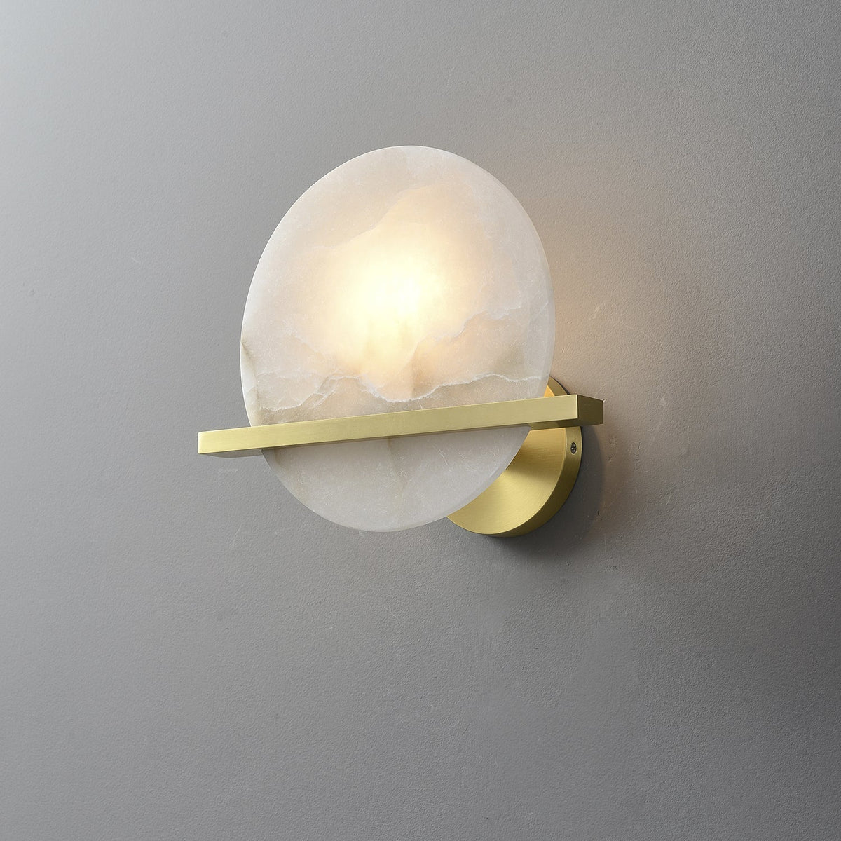 Avemis aplique de pared esfera alabastro