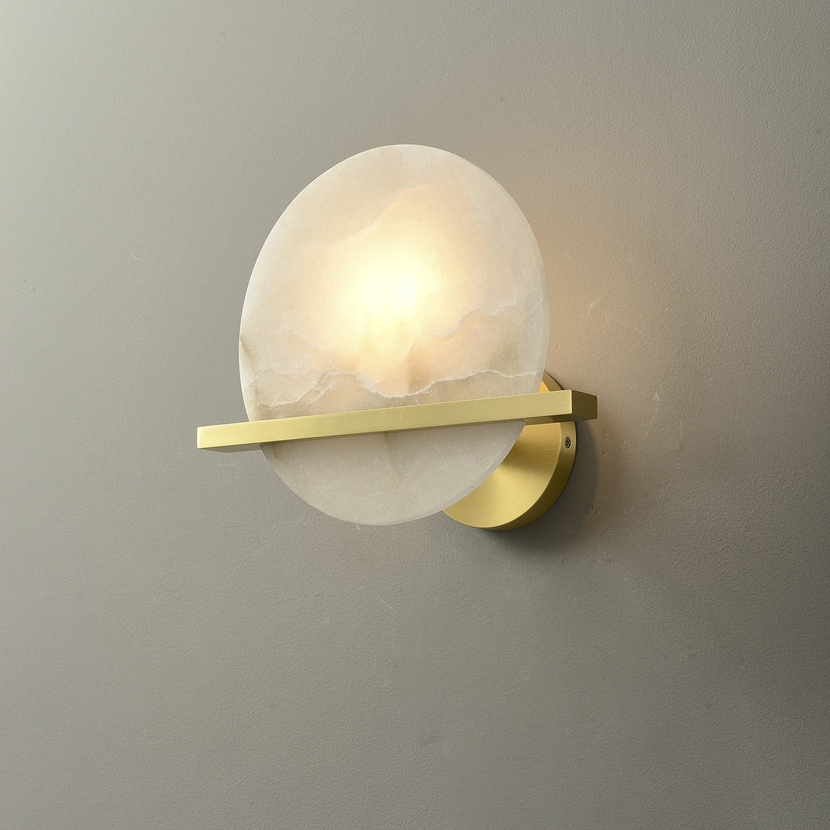 Avemis aplique de pared esfera alabastro