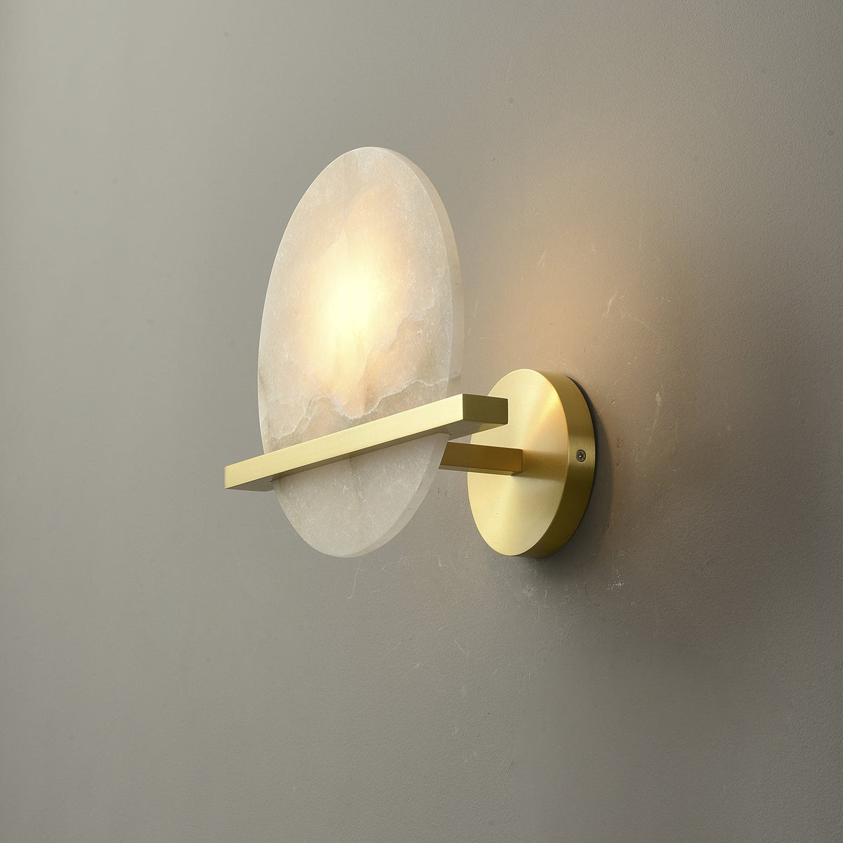 Avemis aplique de pared esfera alabastro