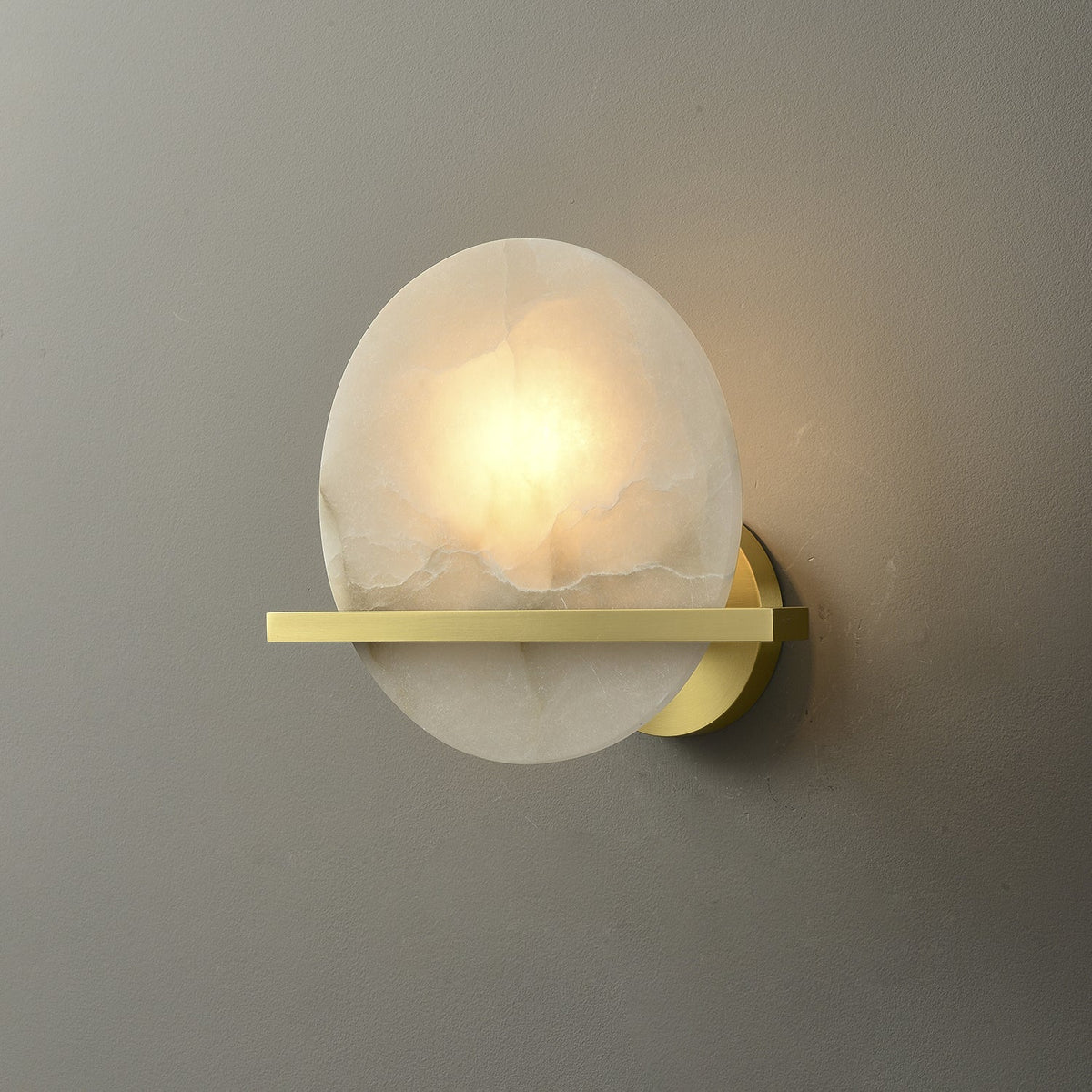 Avemis aplique de pared esfera alabastro