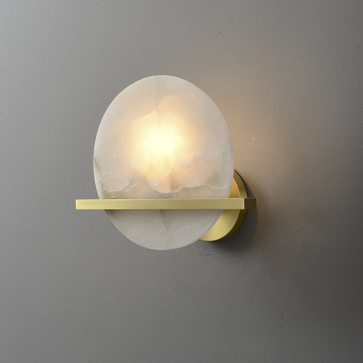 Avemis aplique de pared esfera alabastro