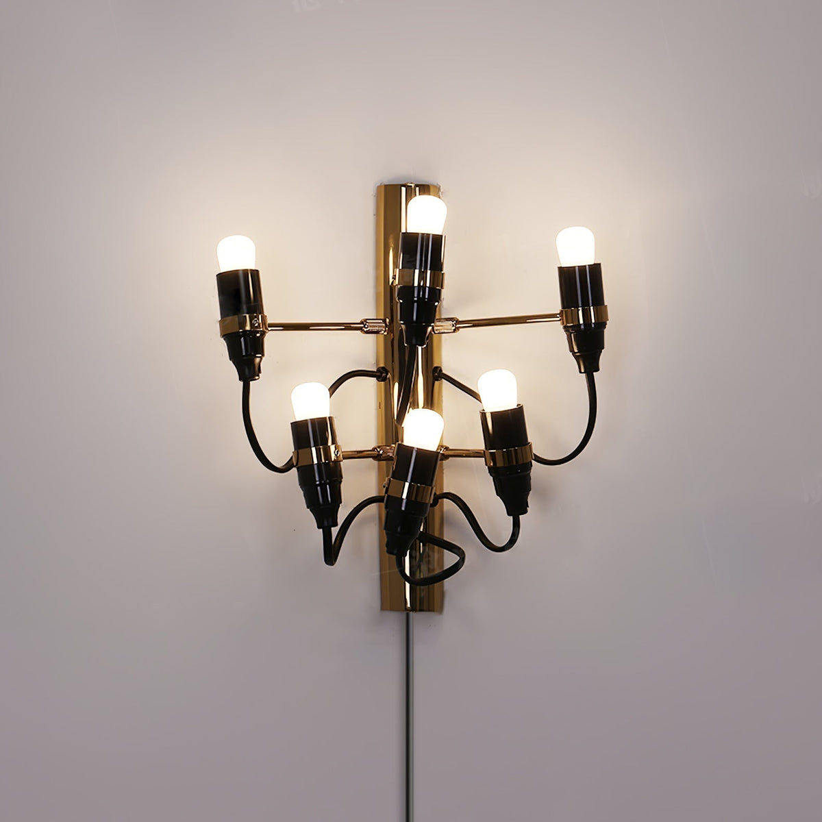 Cevynarae aplique de pared con enchufe enchufable