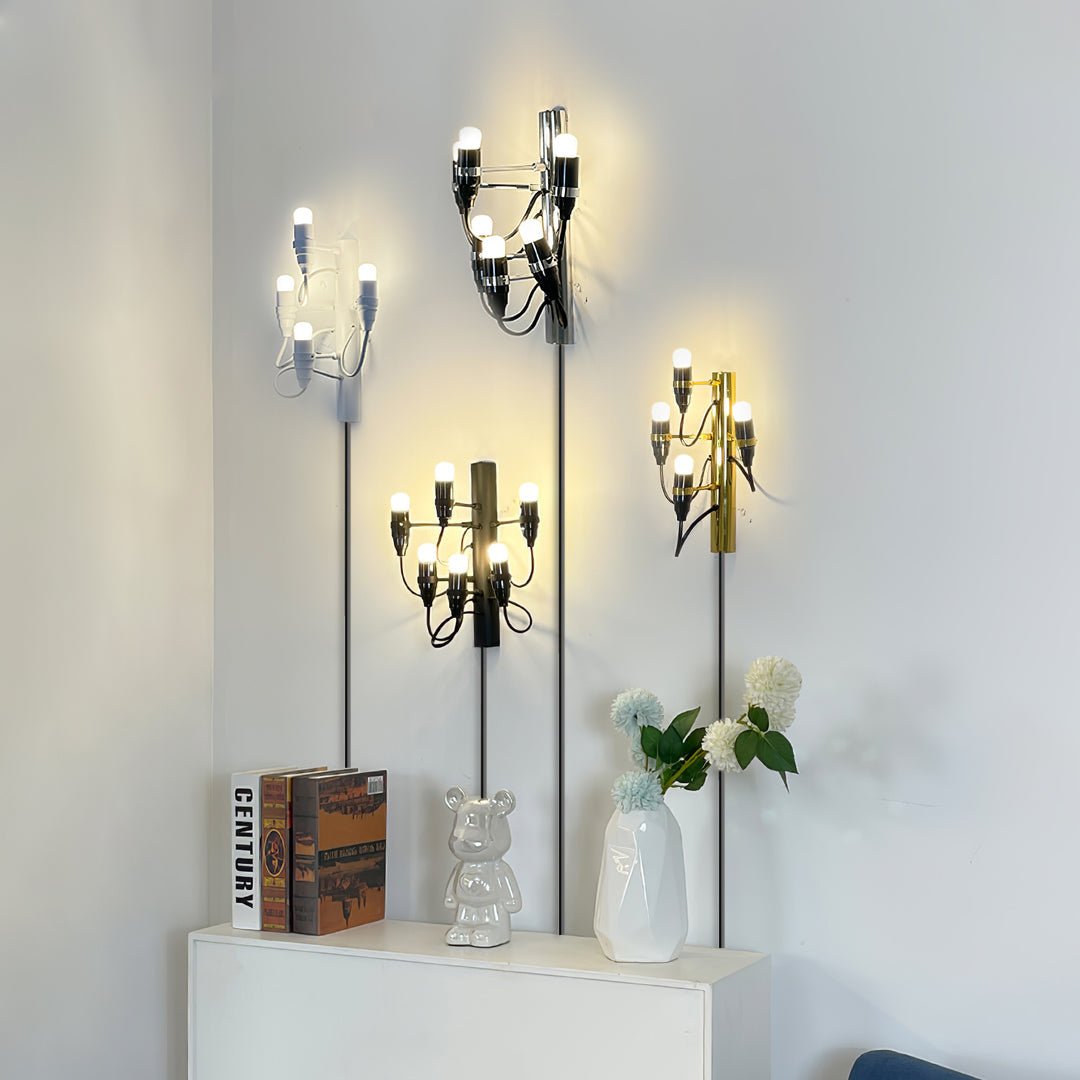 Cevynarae aplique de pared con enchufe enchufable
