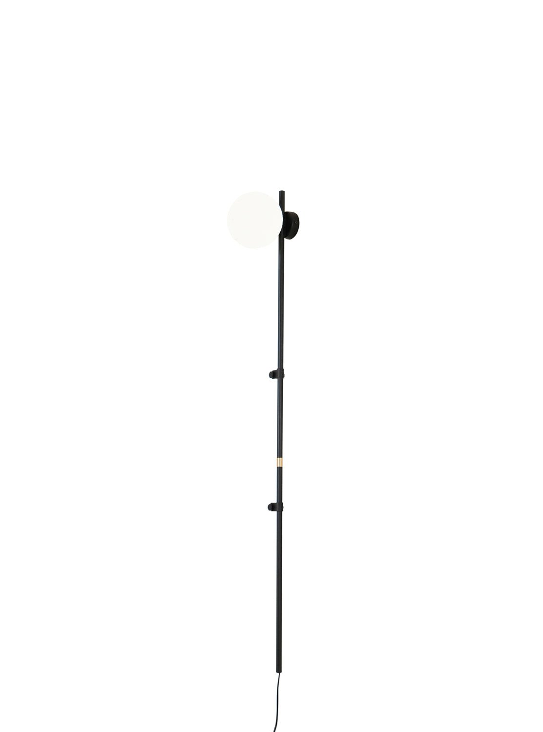 Curaeion aplique de pared moderno minimalista con vidrio y enchufe enchufable