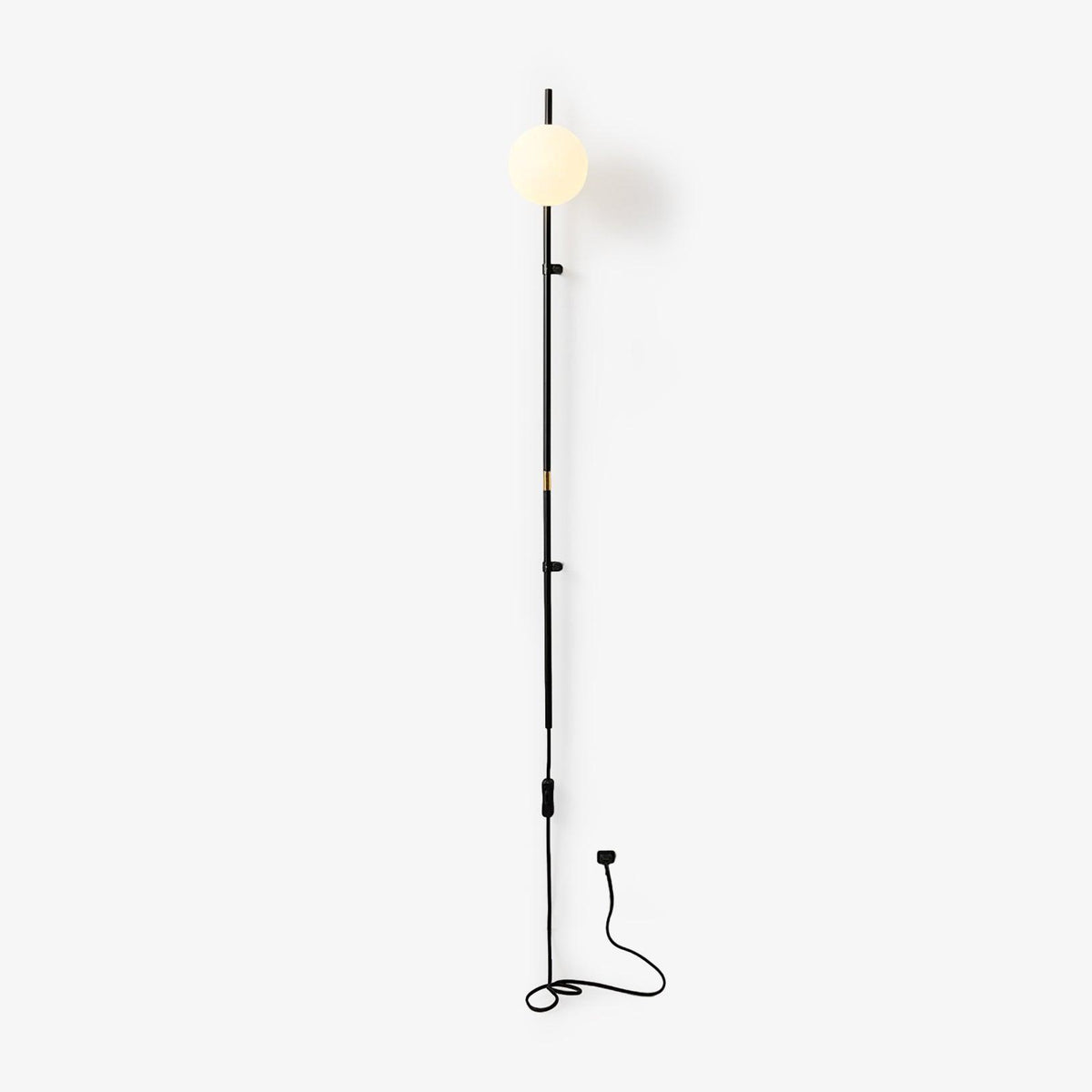 Curaeion aplique de pared moderno minimalista con vidrio y enchufe enchufable