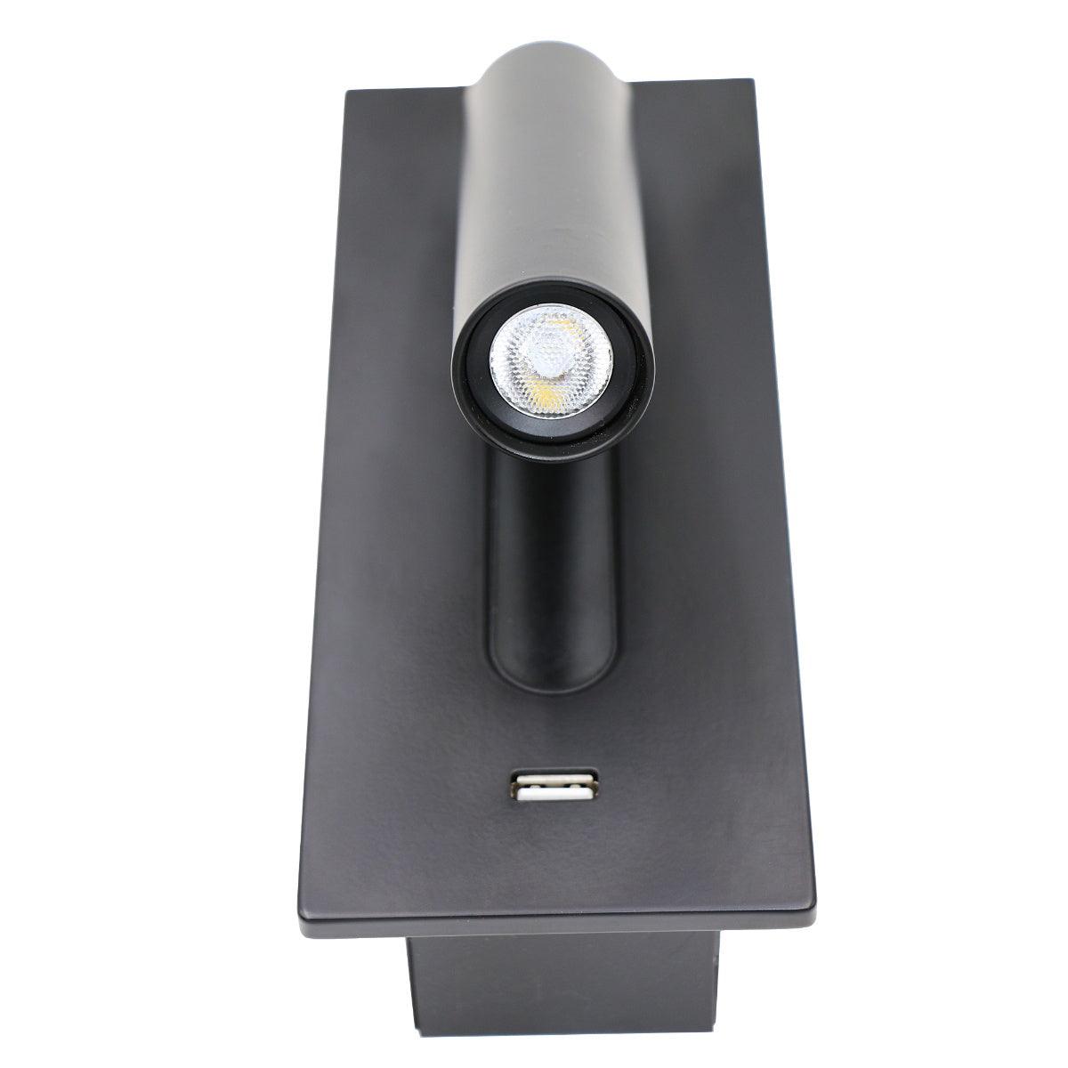 Aare Aplique de pared Minimalista Cabecera USB