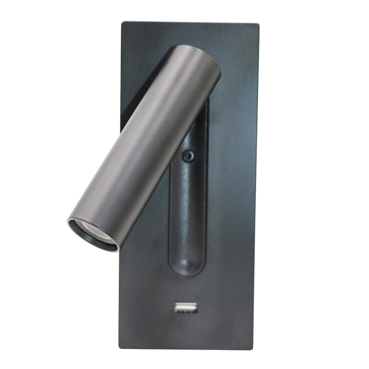 Aare Aplique de pared Minimalista Cabecera USB
