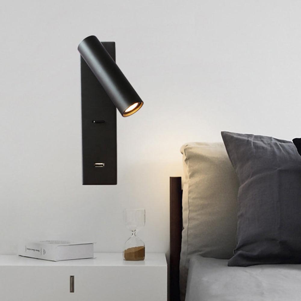 Aare Aplique de pared Minimalista Cabecera USB