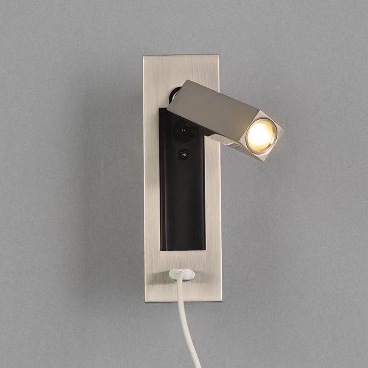Aare Aplique de pared Minimalista Cabecera USB
