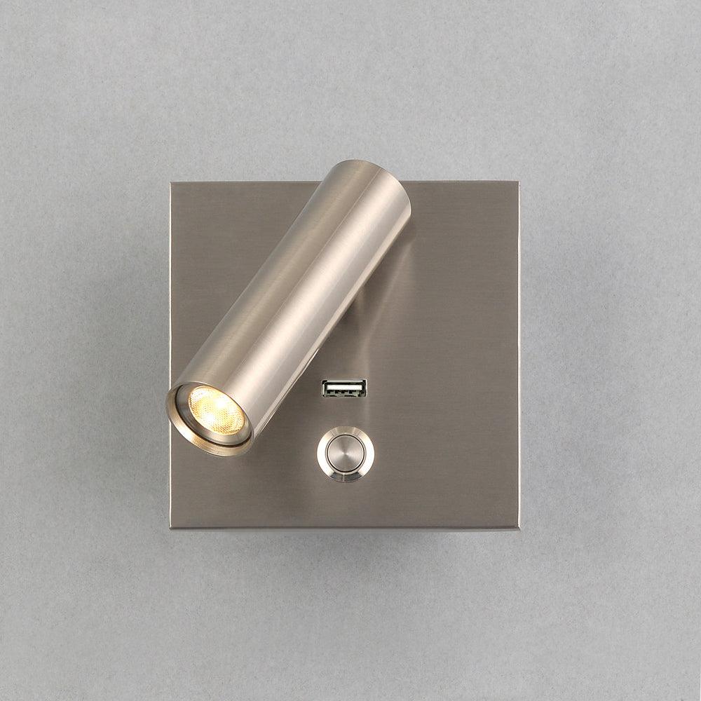 Aare Aplique de pared Minimalista Cabecera USB
