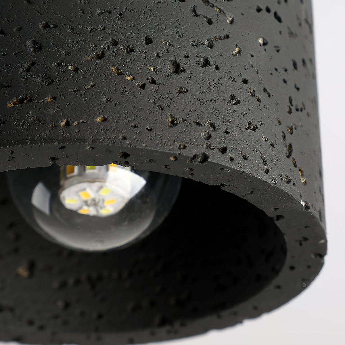 Rilon lámpara de techo Sqaure&Round travertino negro y amarillo