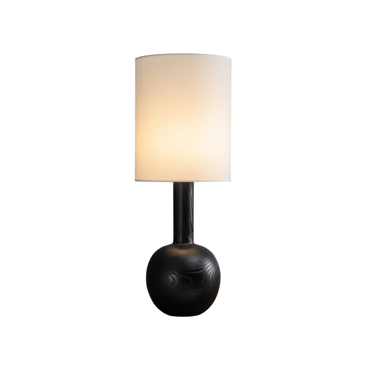Ravmis lámpara de mesa rústica de madera