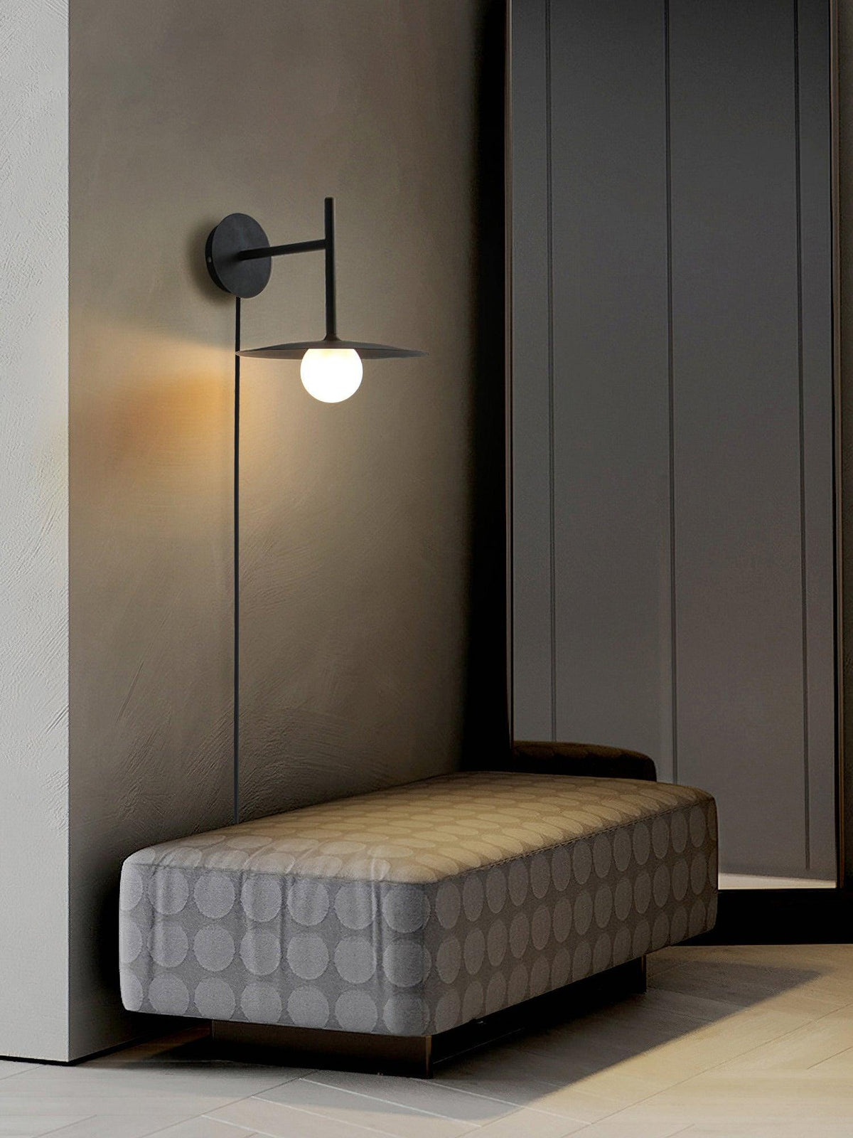 Orsilus aplique de pared vintage industrial con enchufe enchufable