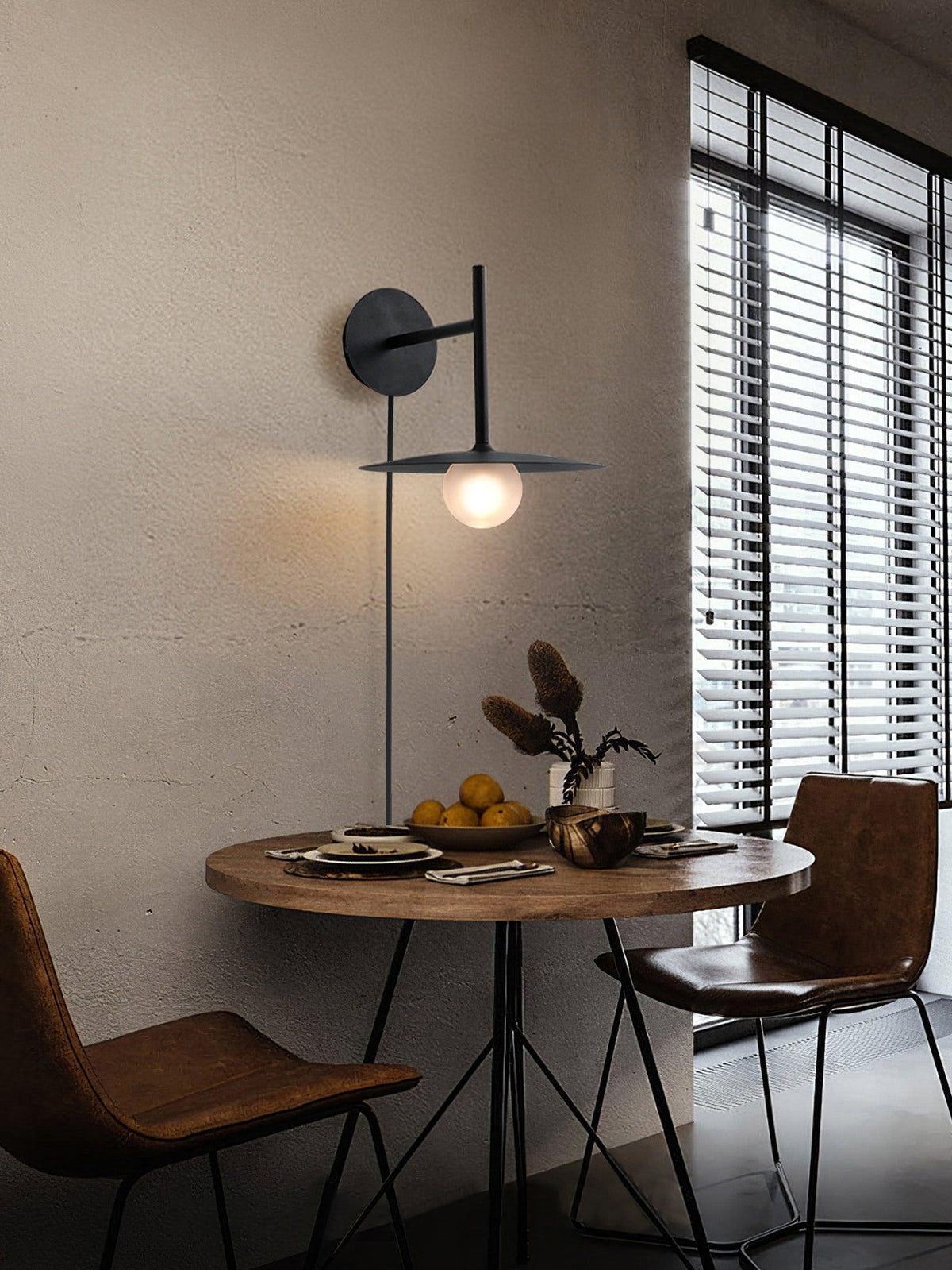 Orsilus aplique de pared vintage industrial con enchufe enchufable