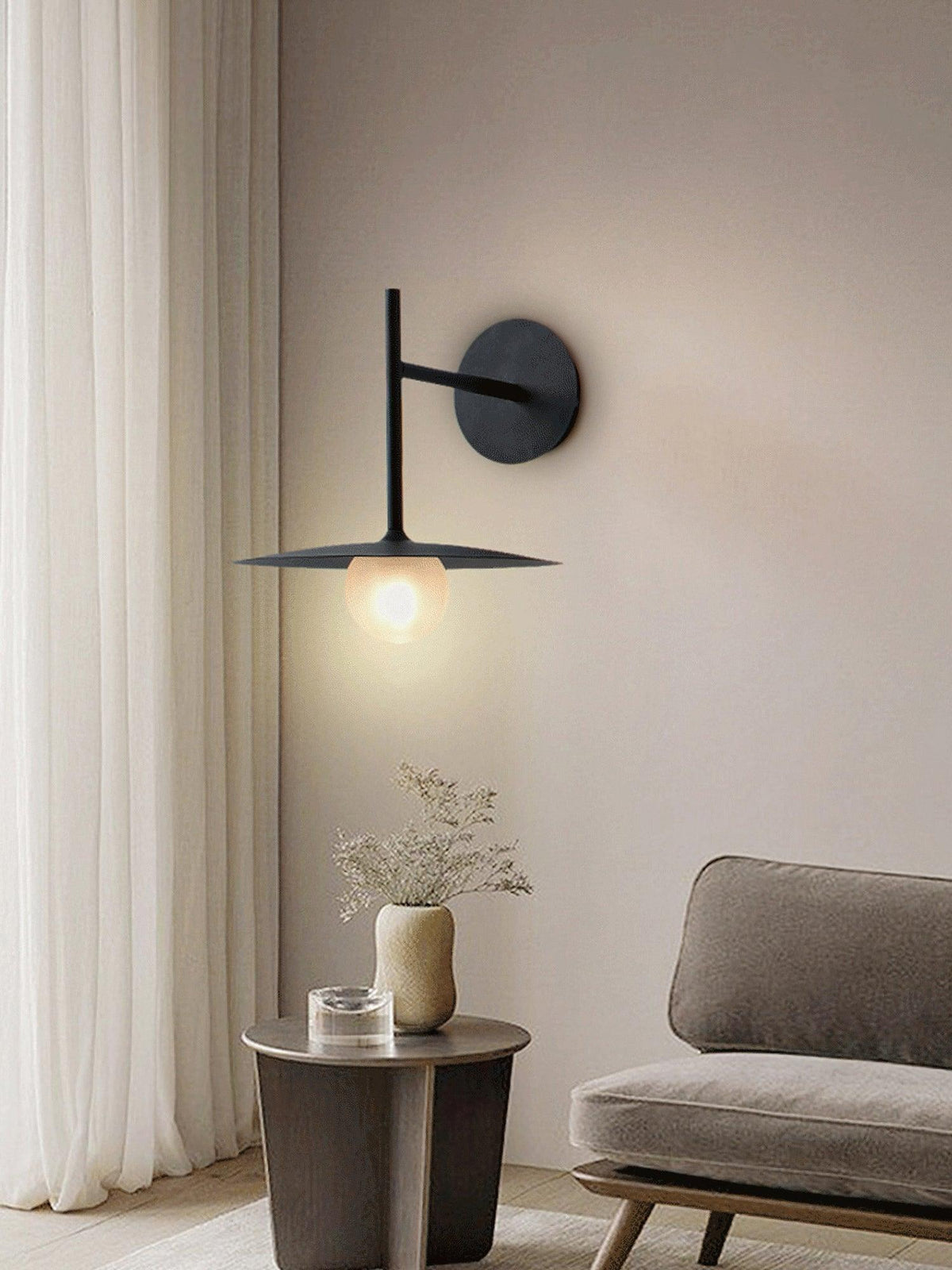 Orsilus aplique de pared vintage industrial con enchufe enchufable