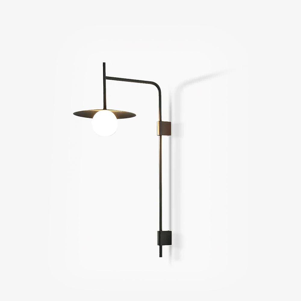 Paxon aplique de pared Swing Arm con vidrio enchufable